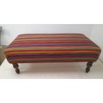 Pierre Frey Stripe Footstool